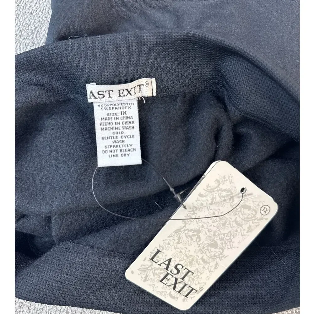 NWT Last Exit Seamless‎ Leggings Lot of 2 Black Plus Size 1X
